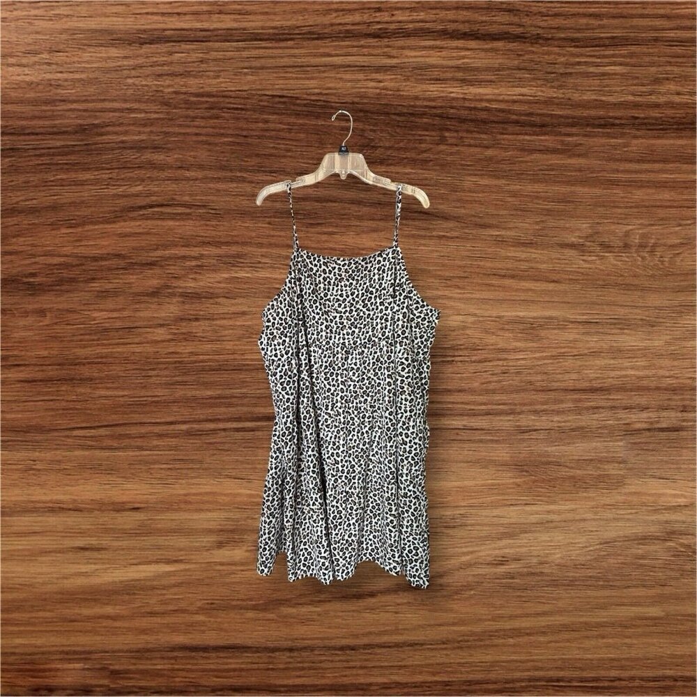 Wednesday'sGirl‎ Women's Plus Size 22 Cheeta Print Sleeveless Mini Dress